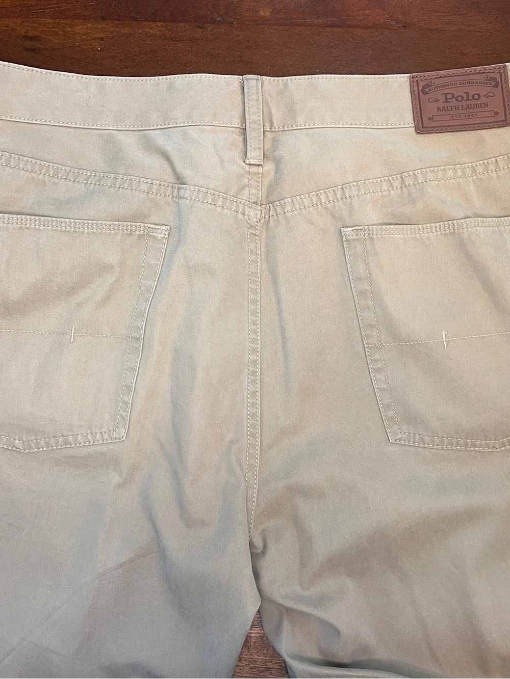 Ralph Lauren Pants Mens 36 X 32 Khaki Straight Leg 5 Packet  Classic